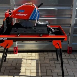Pflasterschneider | Steintrennmaschine | Nassschneidetisch | Marke: Norton Clipper- Miete